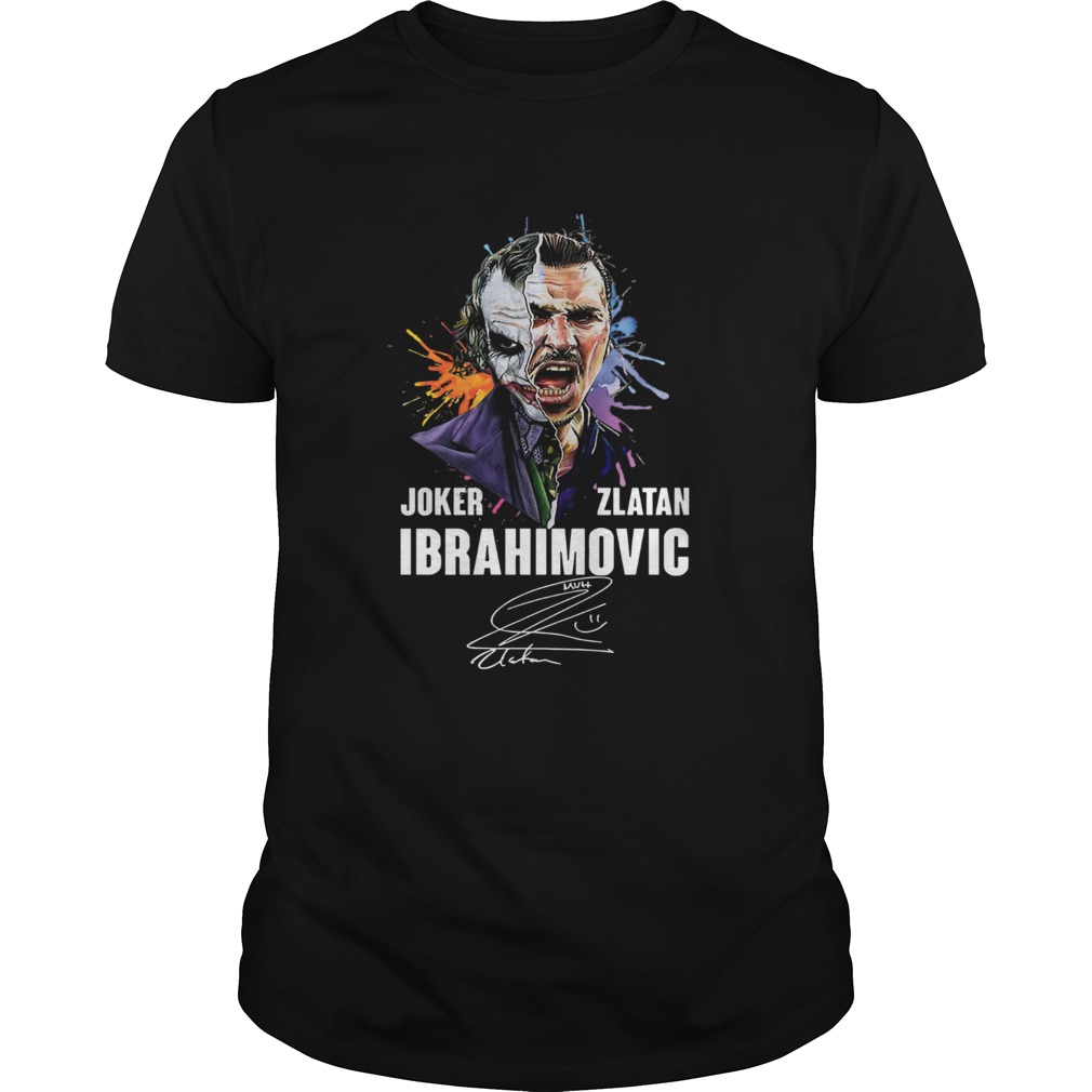 Joker Zlatan Ibrahimovic signature shirt