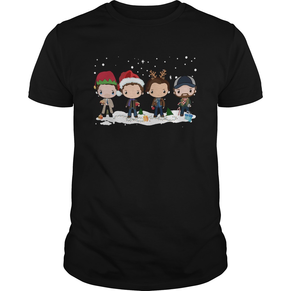 Supernatural Winchester Chibi Christmas Sweatshirt