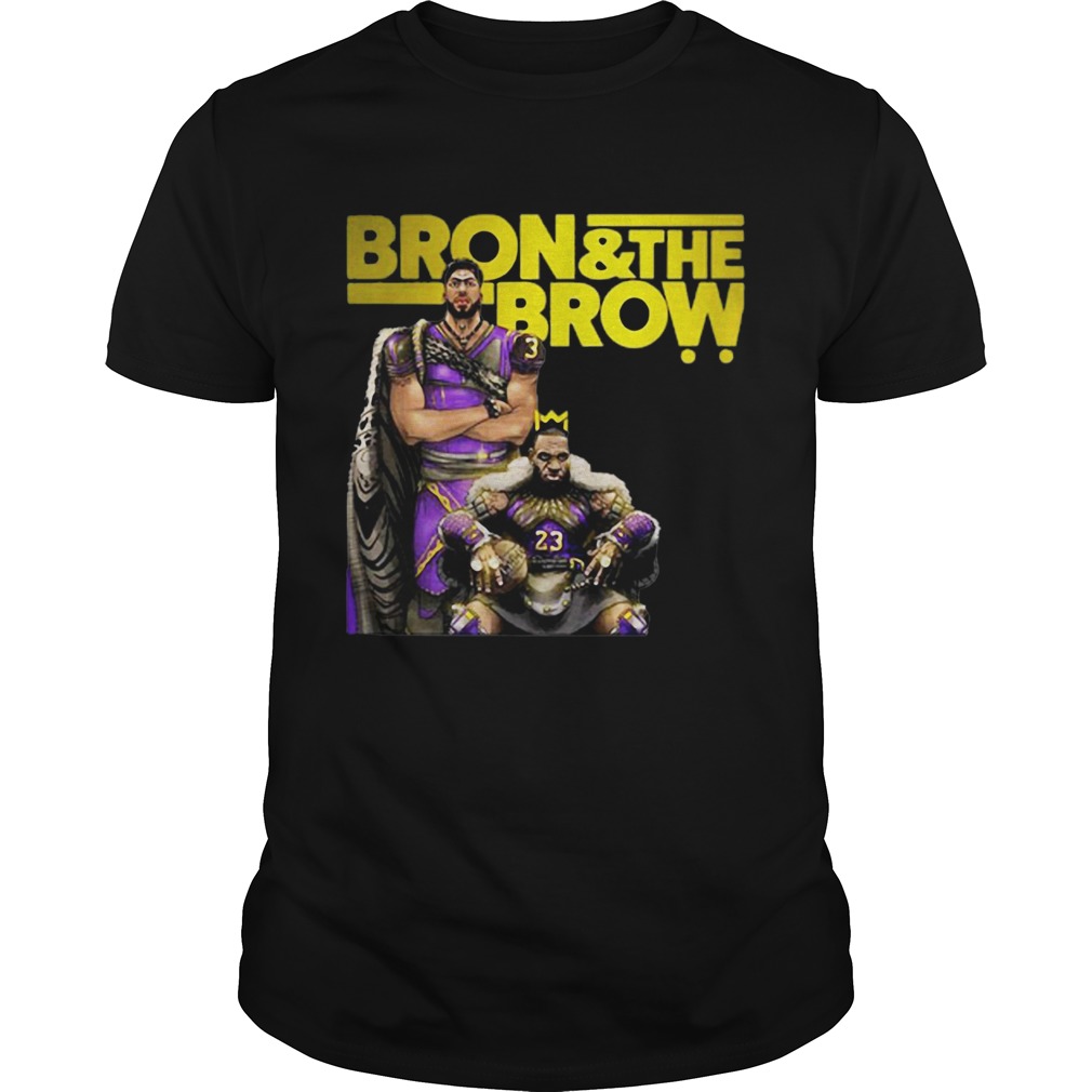 LeBron James Bron & The Brow Anthony Davis Los Angeles Lakers shirt