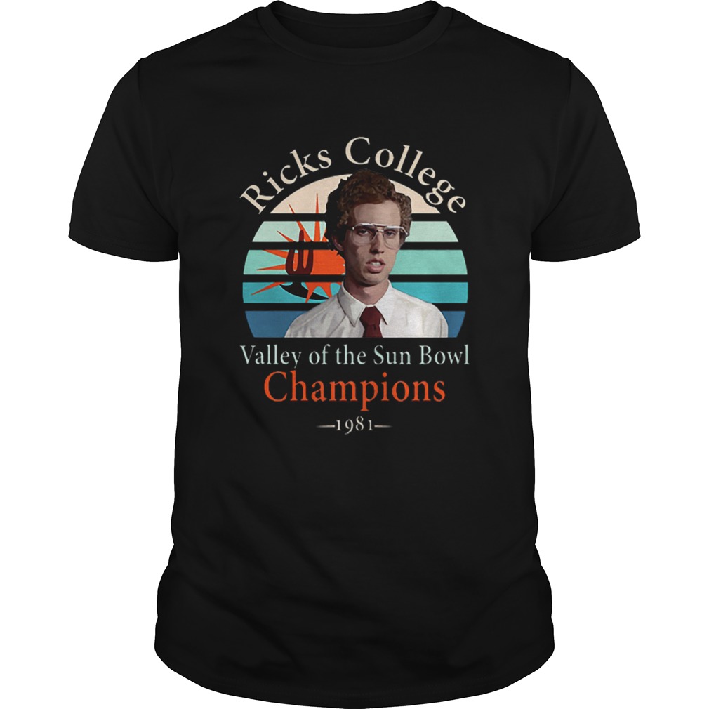 Napoleon Dynamite Ricks College Valley of the Sun Bowl Champions shirt