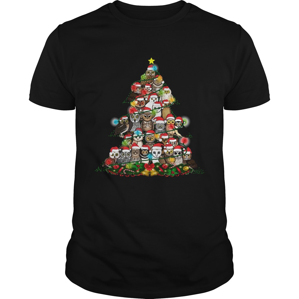 Owls Christmas Tree Shirt