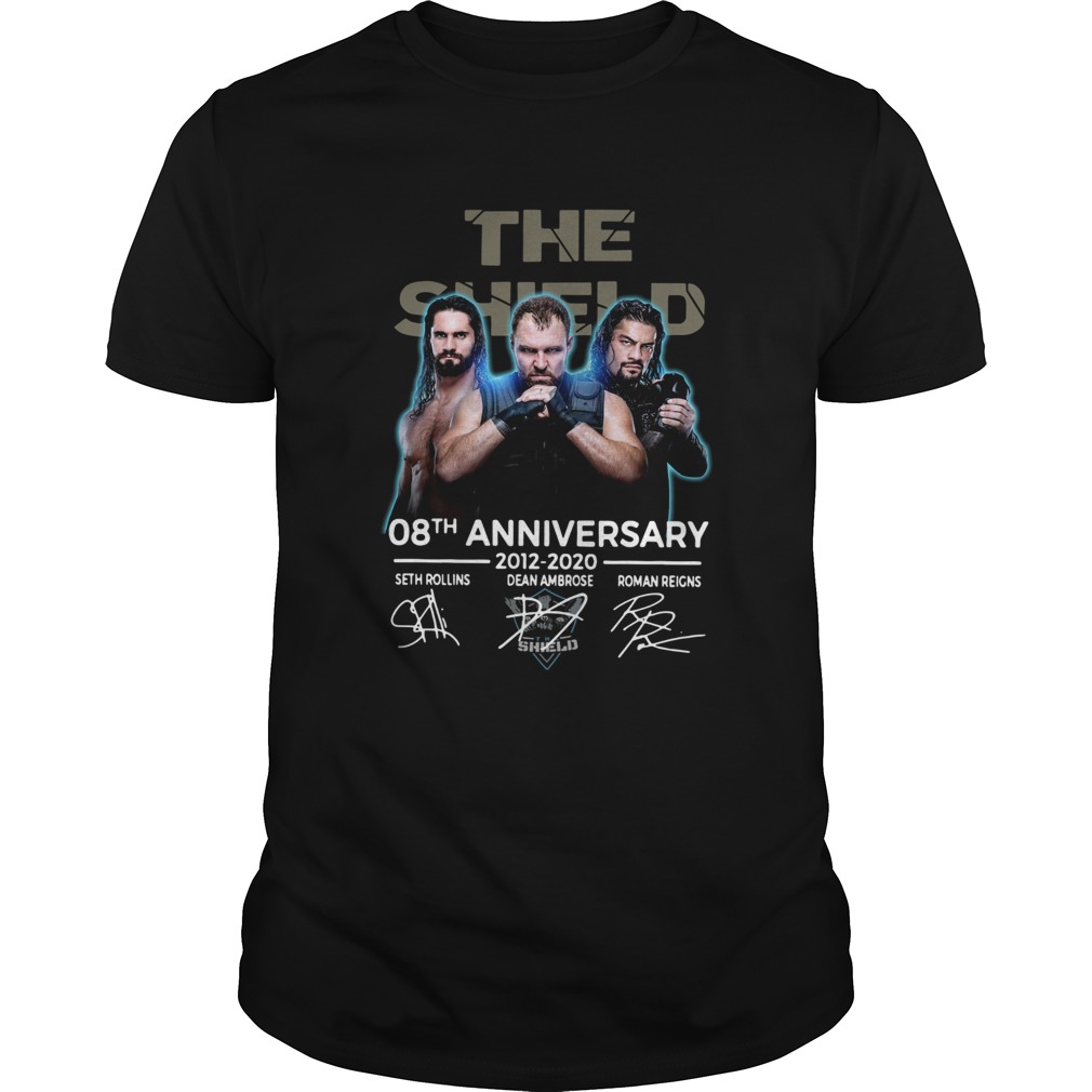 The Shield 08th Anniversary 2012-2020 Signatures Shirt