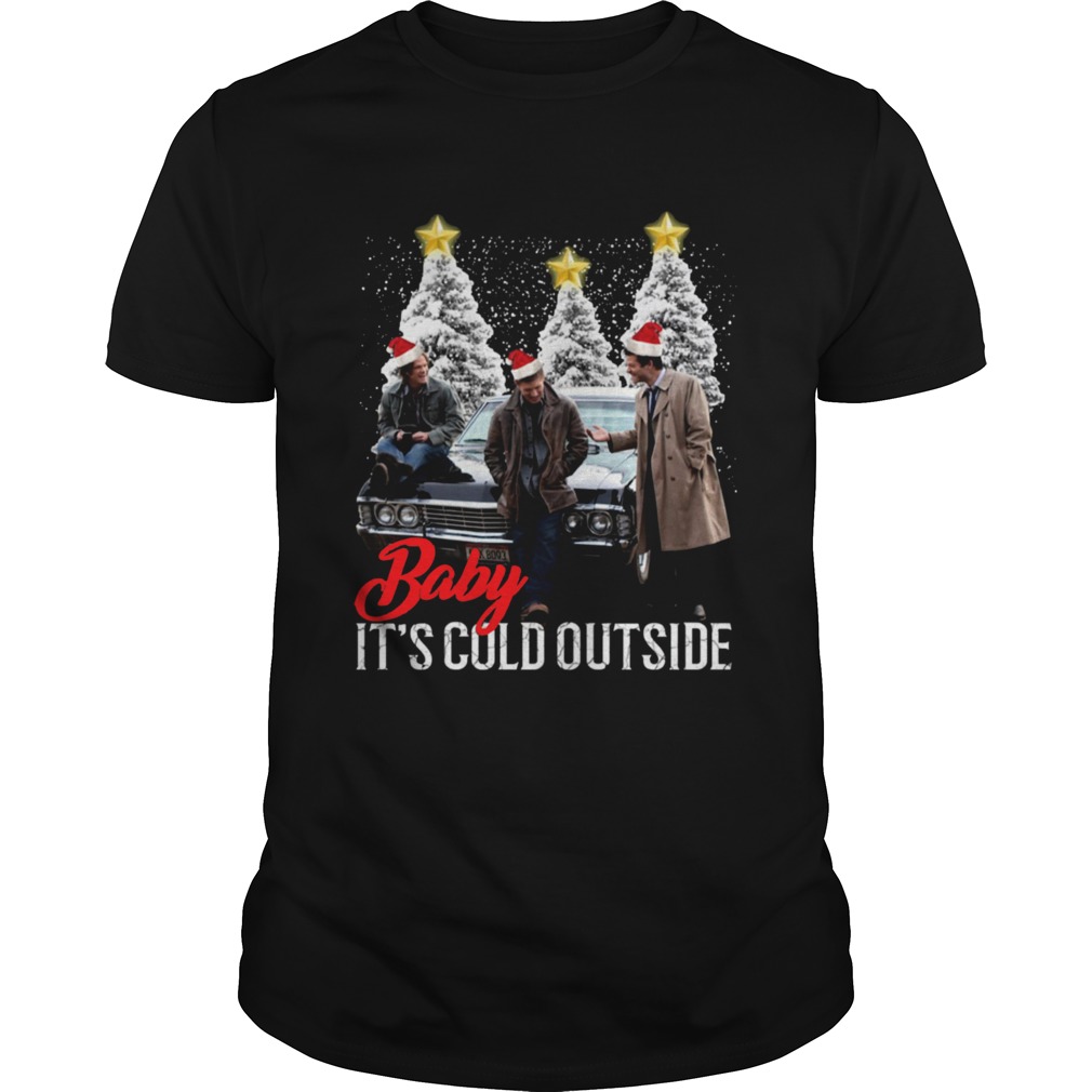 Official Supernatural baby it’s cold outside Christmas shirt