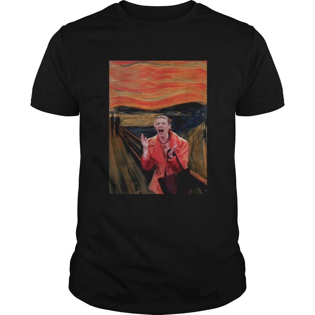 The Scream Phoebe Buffay Friends TV show shirt