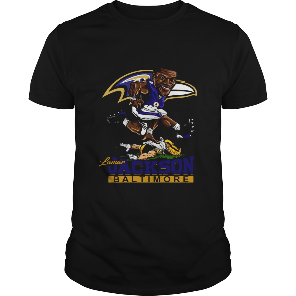 Lamar Jackson Mens Large Baltimore Ravens Jersey Shirt