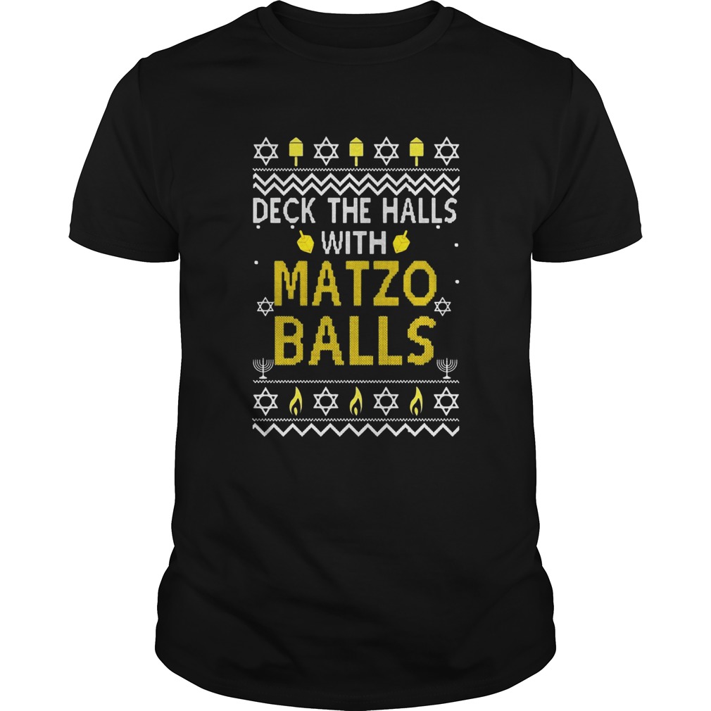 Deck the halls with matzo balls Christmas 2020 T-Shirts