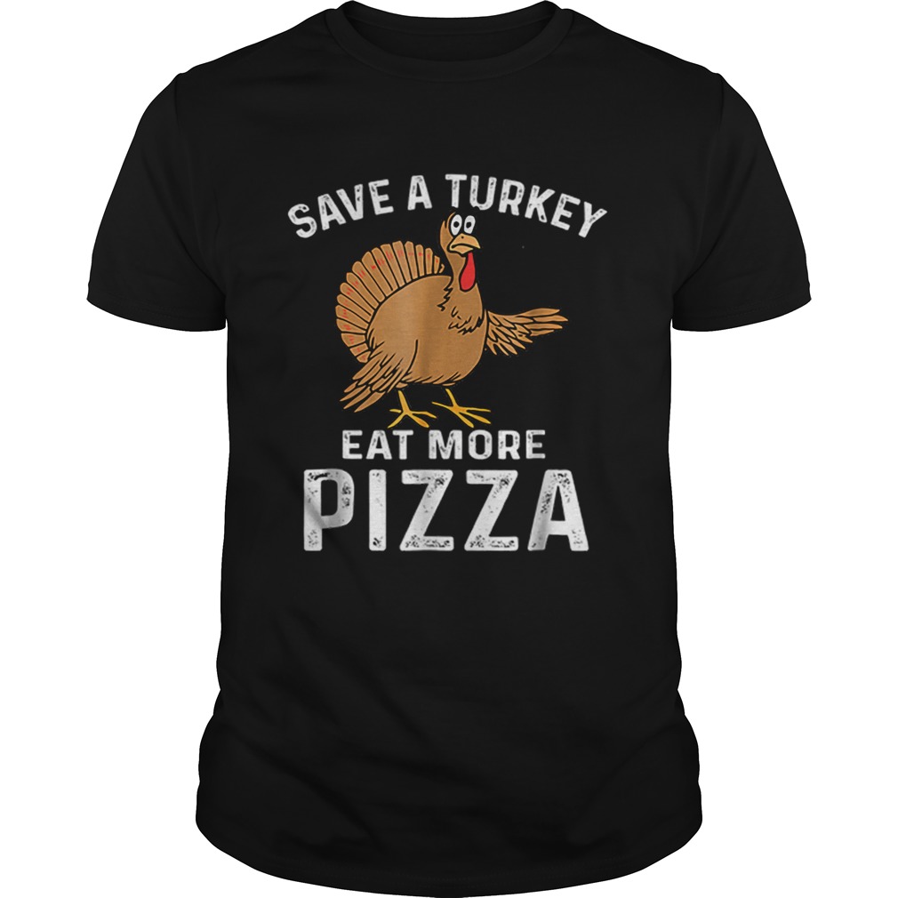 Official Turkey Eat Pizza Funny Thanksgiving Kids Adult Day shirt