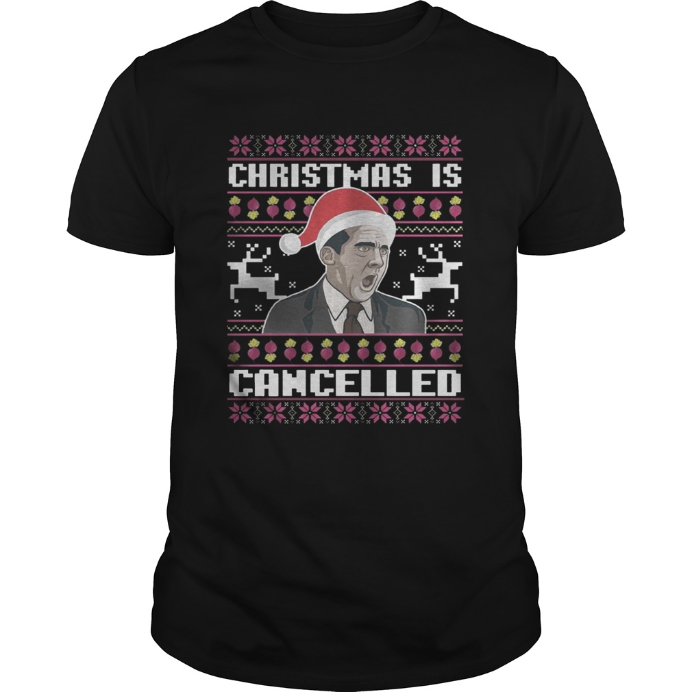 Christmas Is Cancelled Michael Scott Shirt