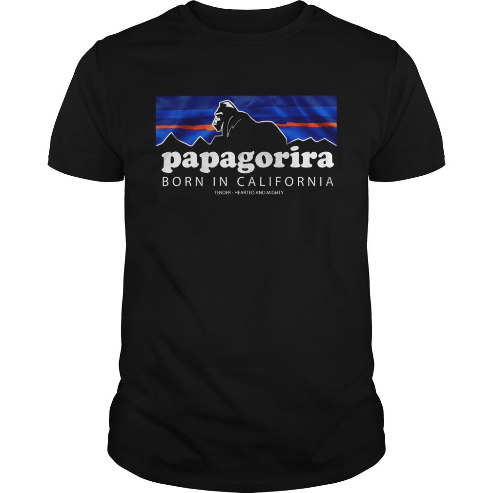 Papagorira Born in California shirt