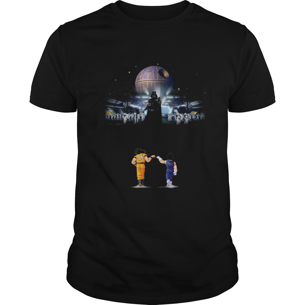 Goku and Vegeta Vs Darth Vader Star Wars Shirt