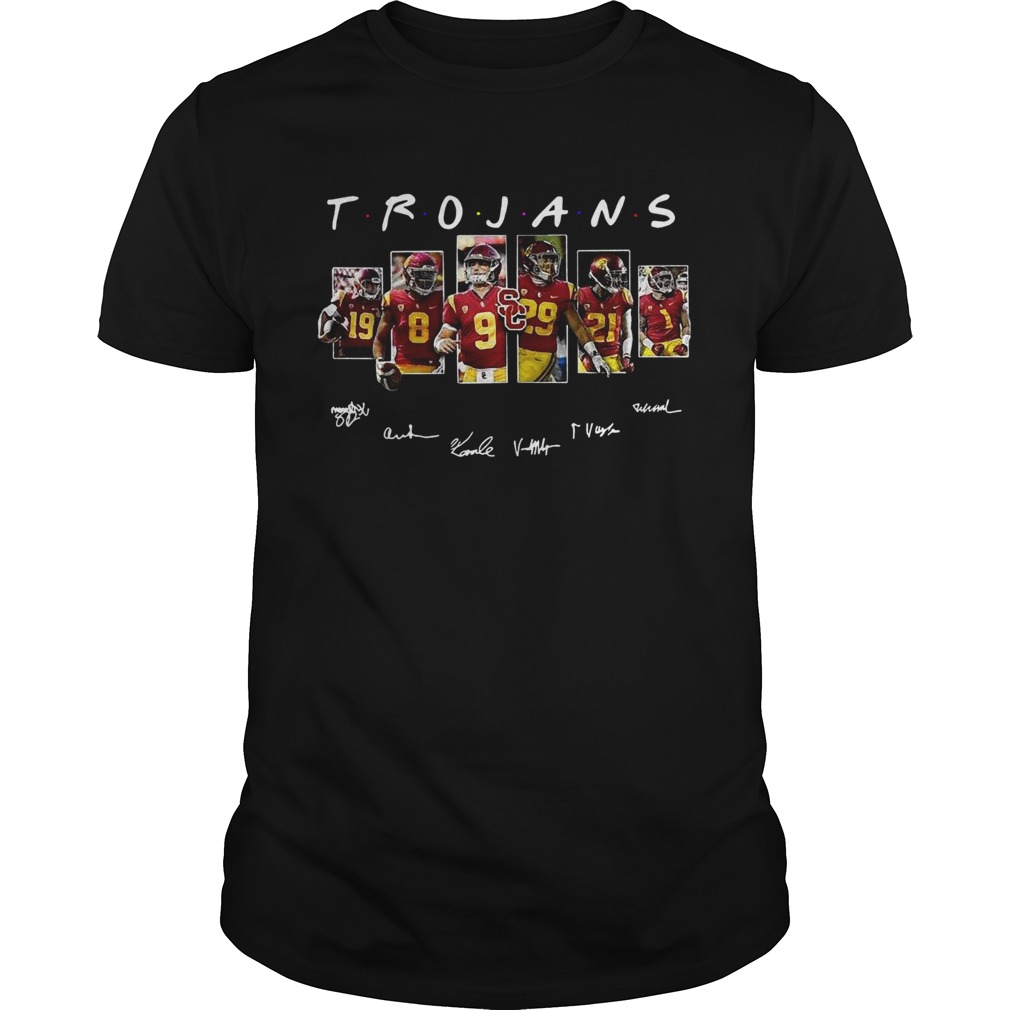 Usc Trojans Players Signatures Shirt