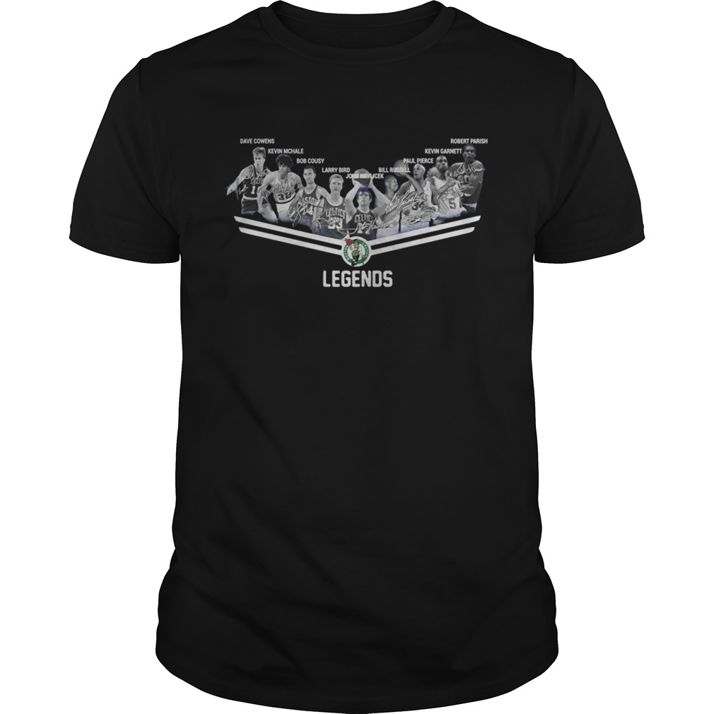 Boston Celtics Player Legends Signatures shirt