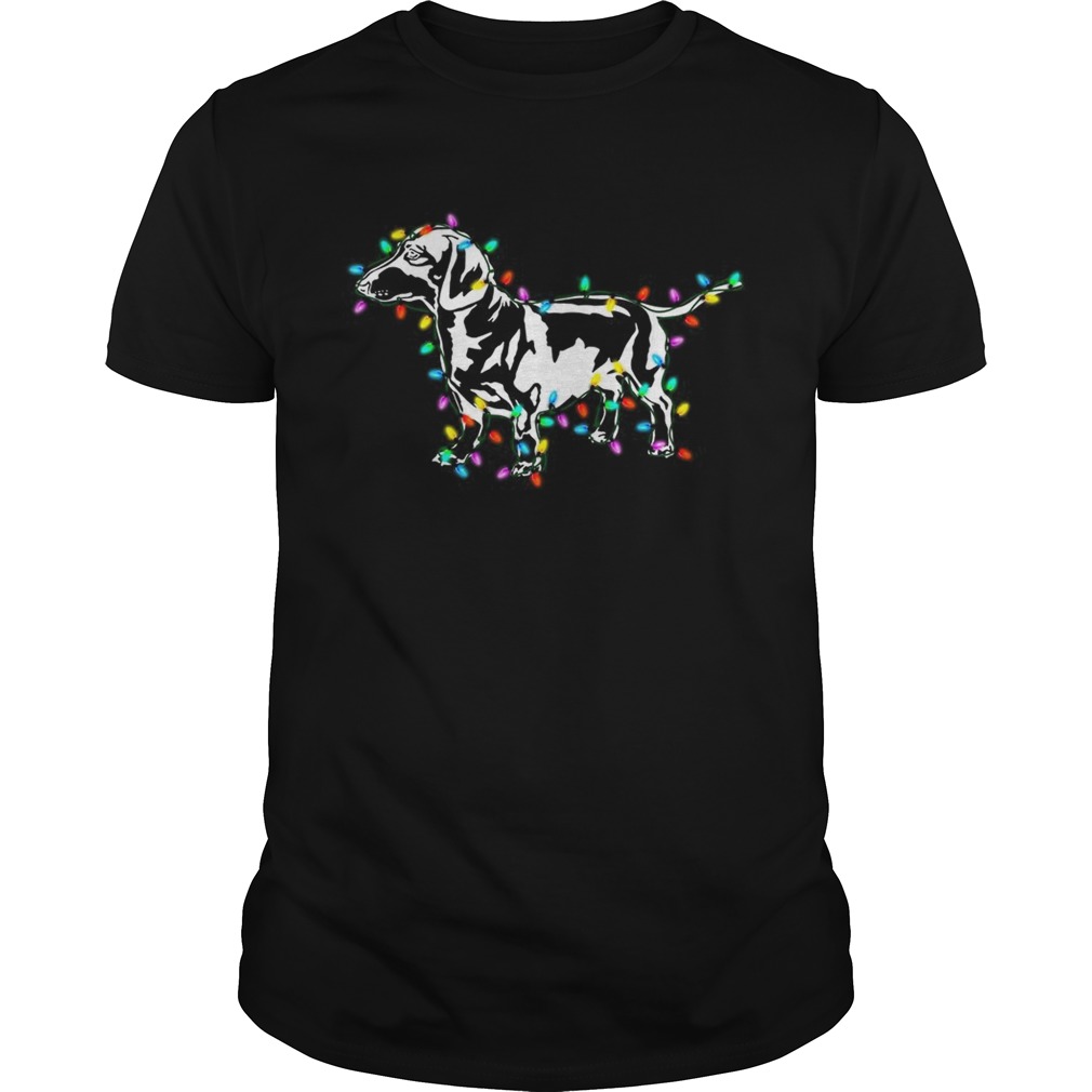 Dachshund light Christmas shirt