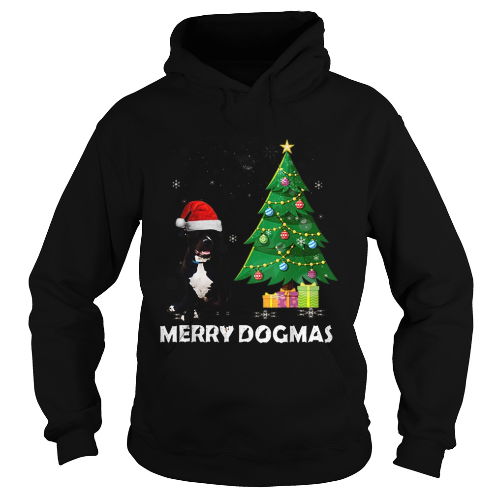 Hot Merry Dogmas Pitbull Christmas dog decor Xmas tree sweater 