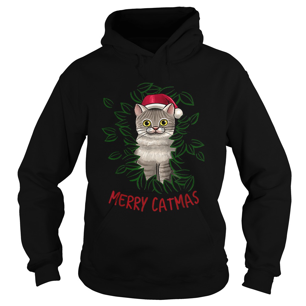 Nice Merry Catmas Christmas Cat Santa Hat Cute Cat Lover Gift sweater