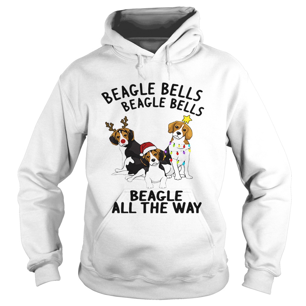 Beagle Bells Beagle All The Way Christmas Shirt