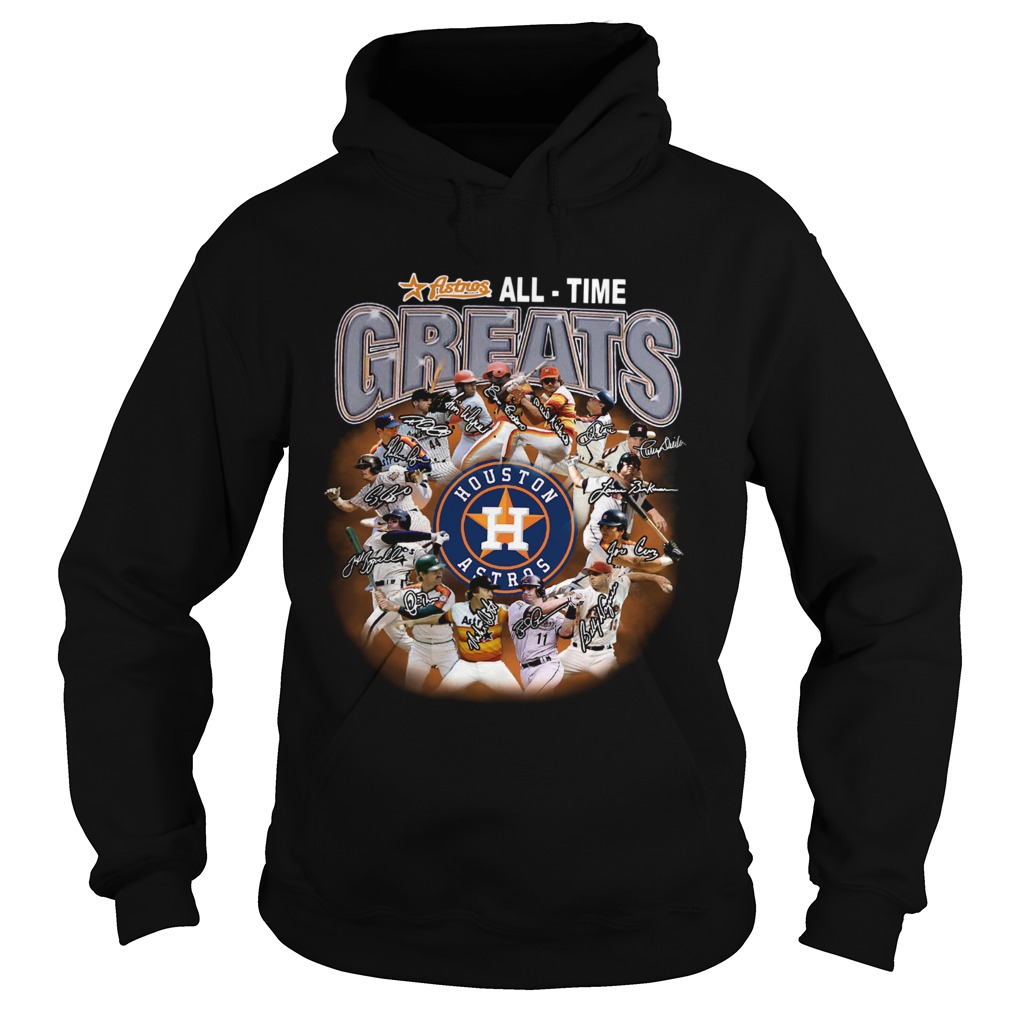 Houston Astros all time greats players signatures shirt