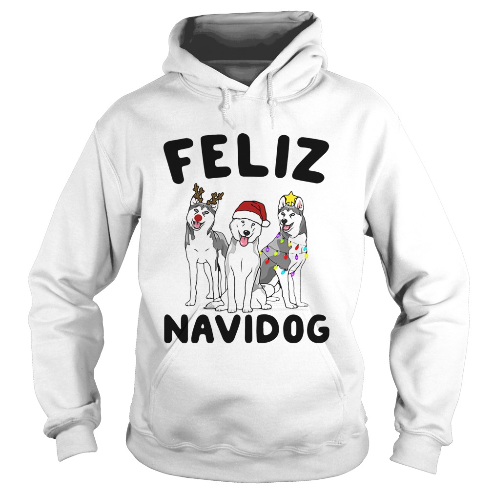 Husky Feliz Navidog Christmas Shirt