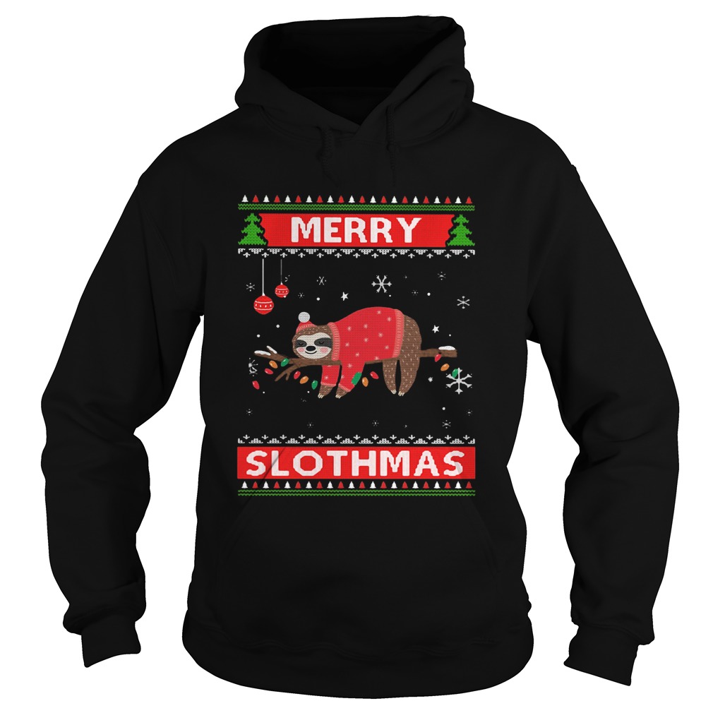 Sloth Merry Slothmas Ugly Christmas Sweater