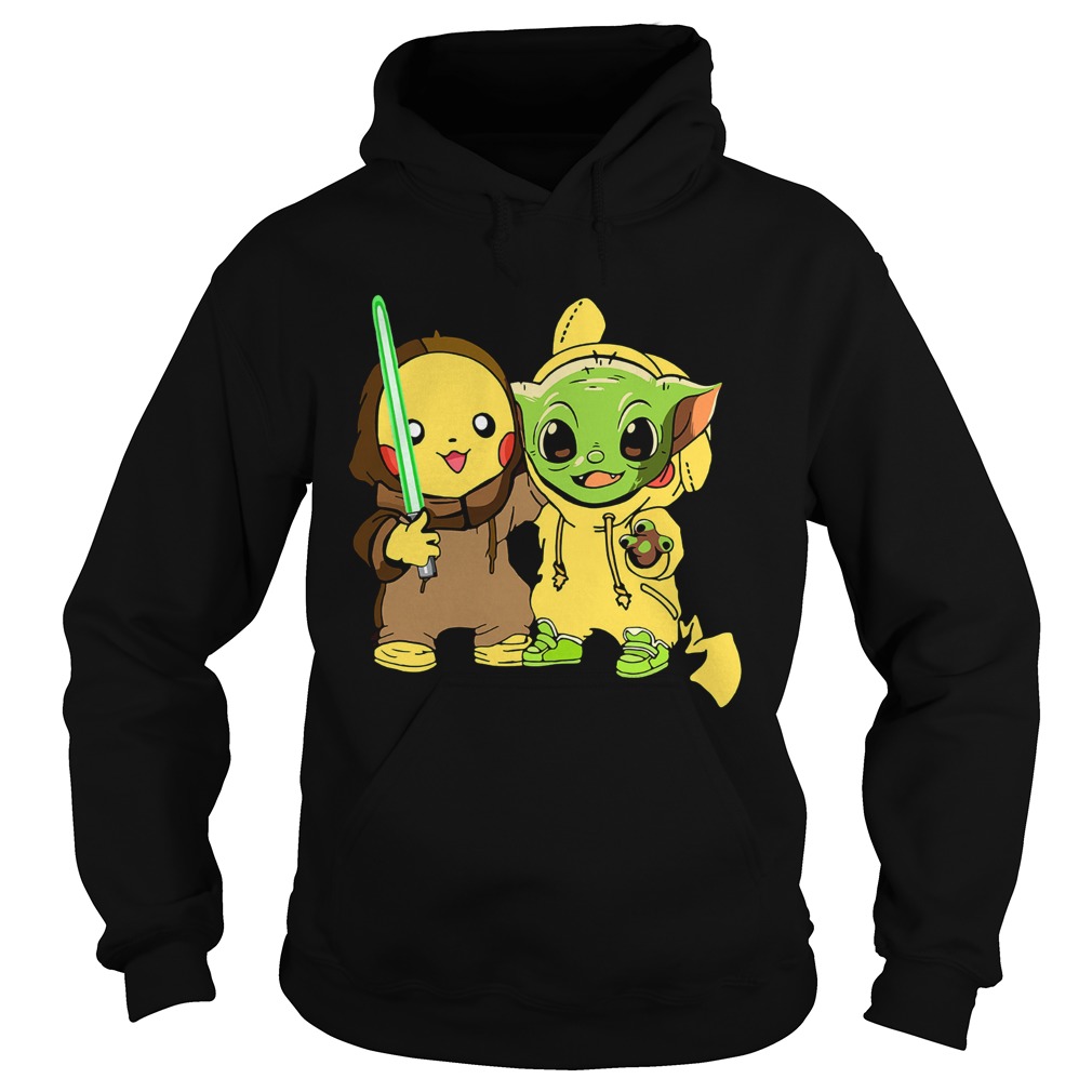 Baby Yoda And Baby Pikachu Shirt