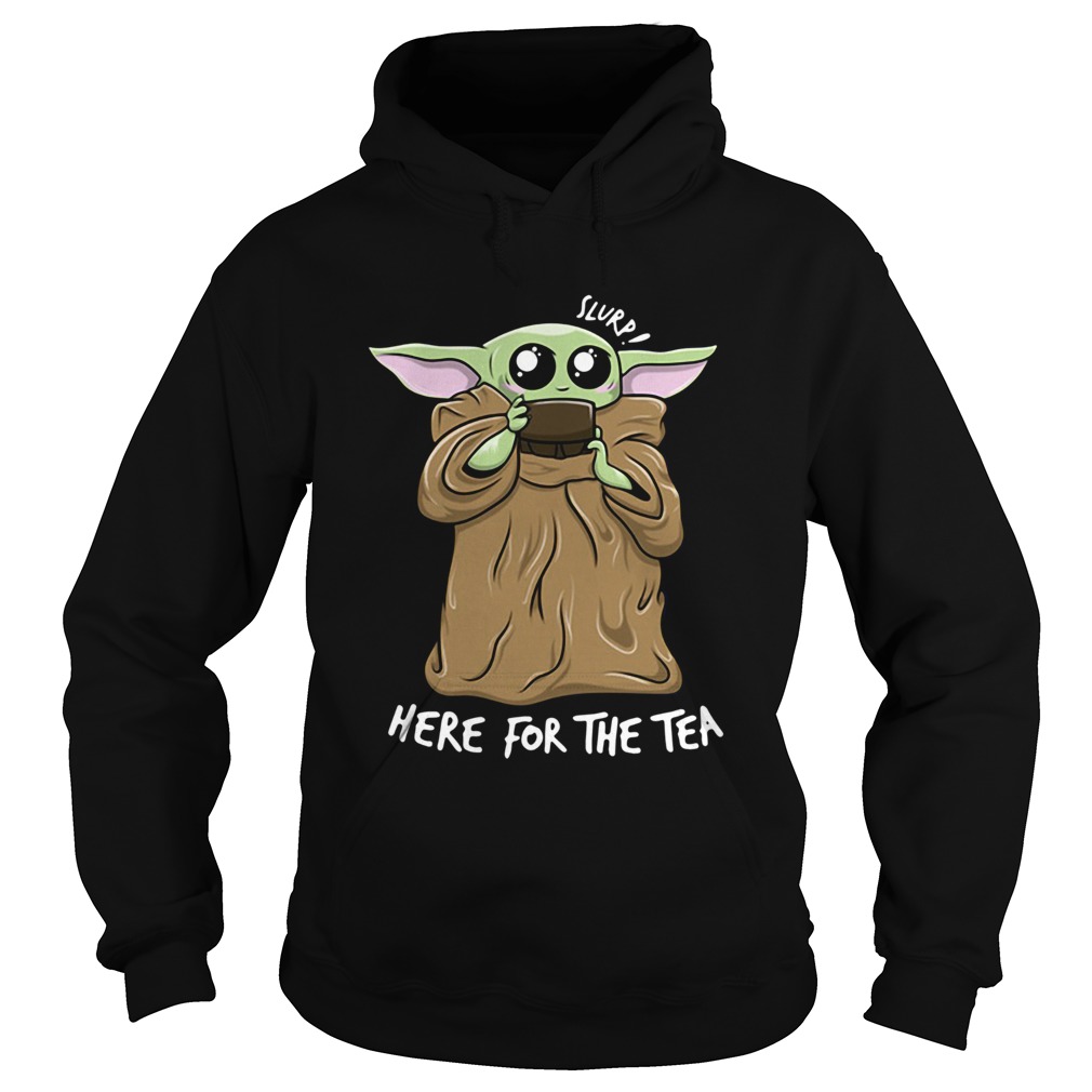 Baby Yoda Kawaii Here For The Tea Meme Tee Shirt