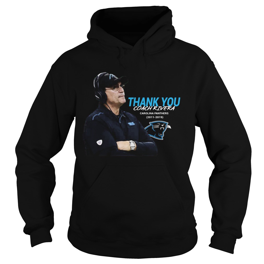 Thank You Coach Ron Rivera Carolina Panthers 2011 2019 shirt