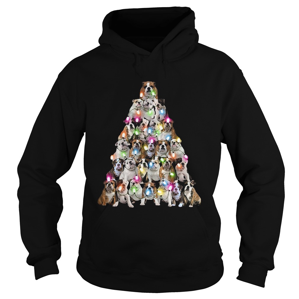 Bulldog Christmas Tree Shirt