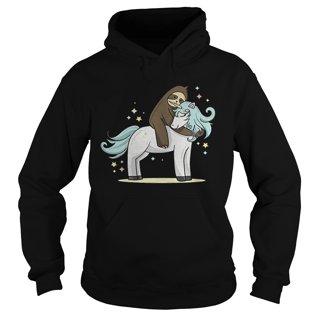 Sloth riding unicorn shirt