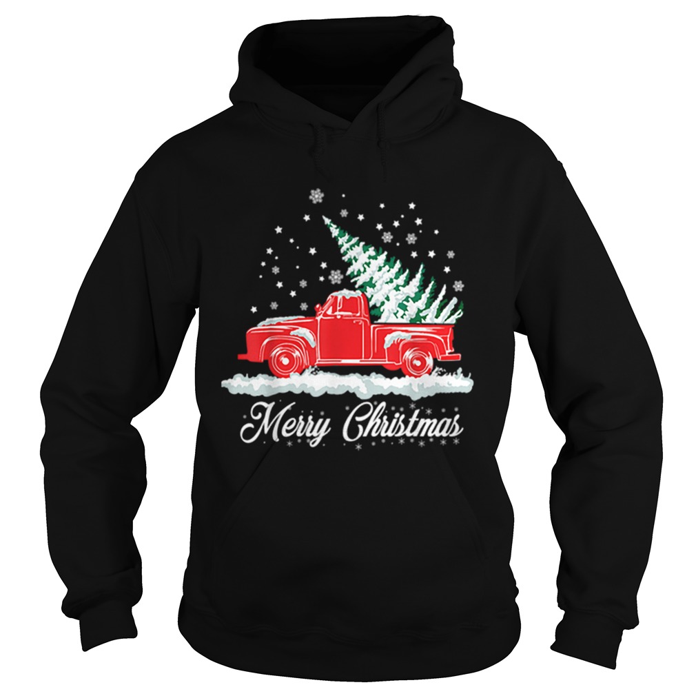 Premium Christmas Classic Old Red Truck Classic XMAS Tree sweater