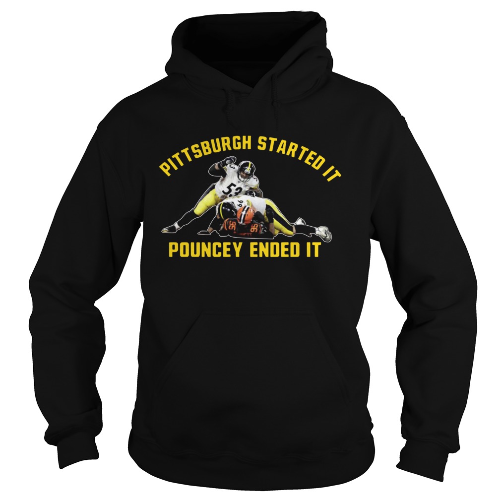 Pittsburgh Started It Pouncey Ended It Shirt