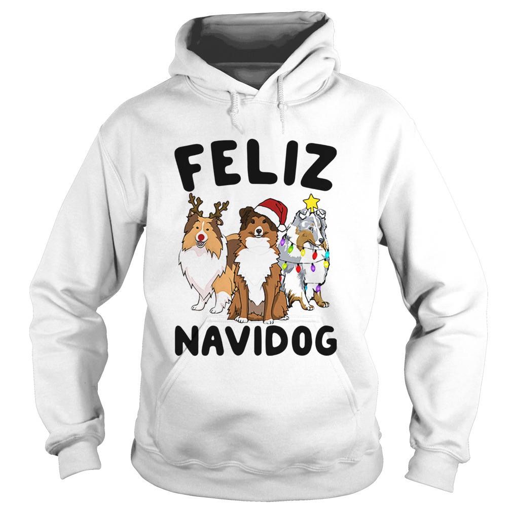 Shetland Sheepdogs Feliz Navidog Shirt