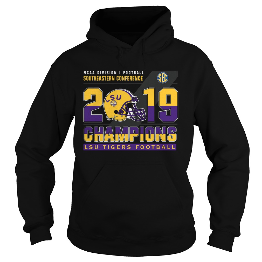 LSu Tigers Football Ncaa division football southeastern conference 2019 champions shirt