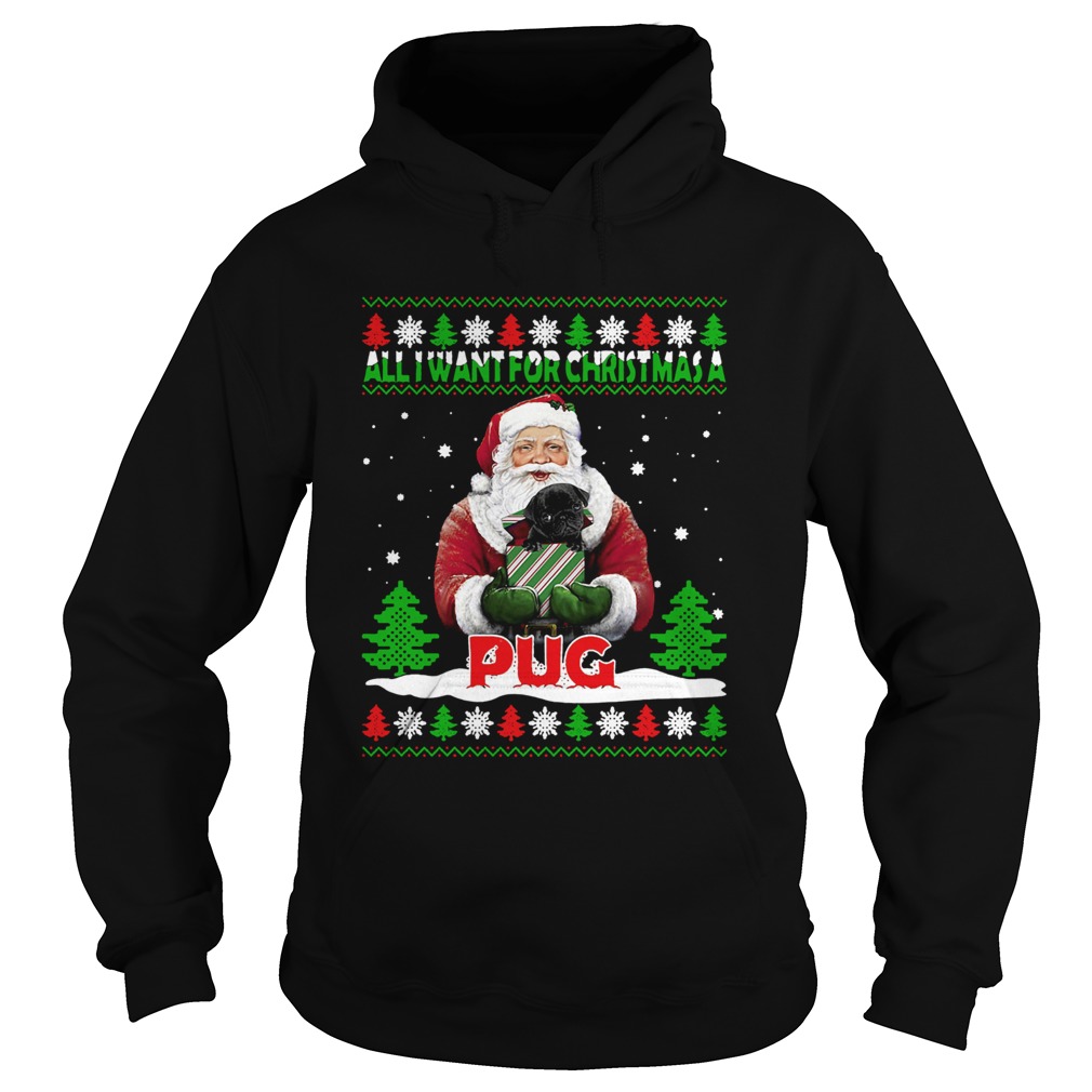 Santa Alldor Christmas A Pug Ugly Christmas Sweatshirt