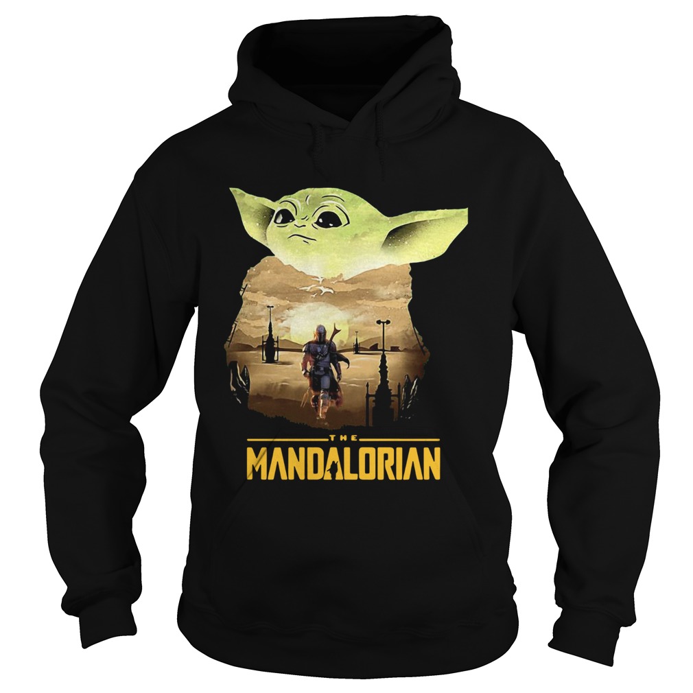 Baby Yoda Sunset Dandalorian Shirt