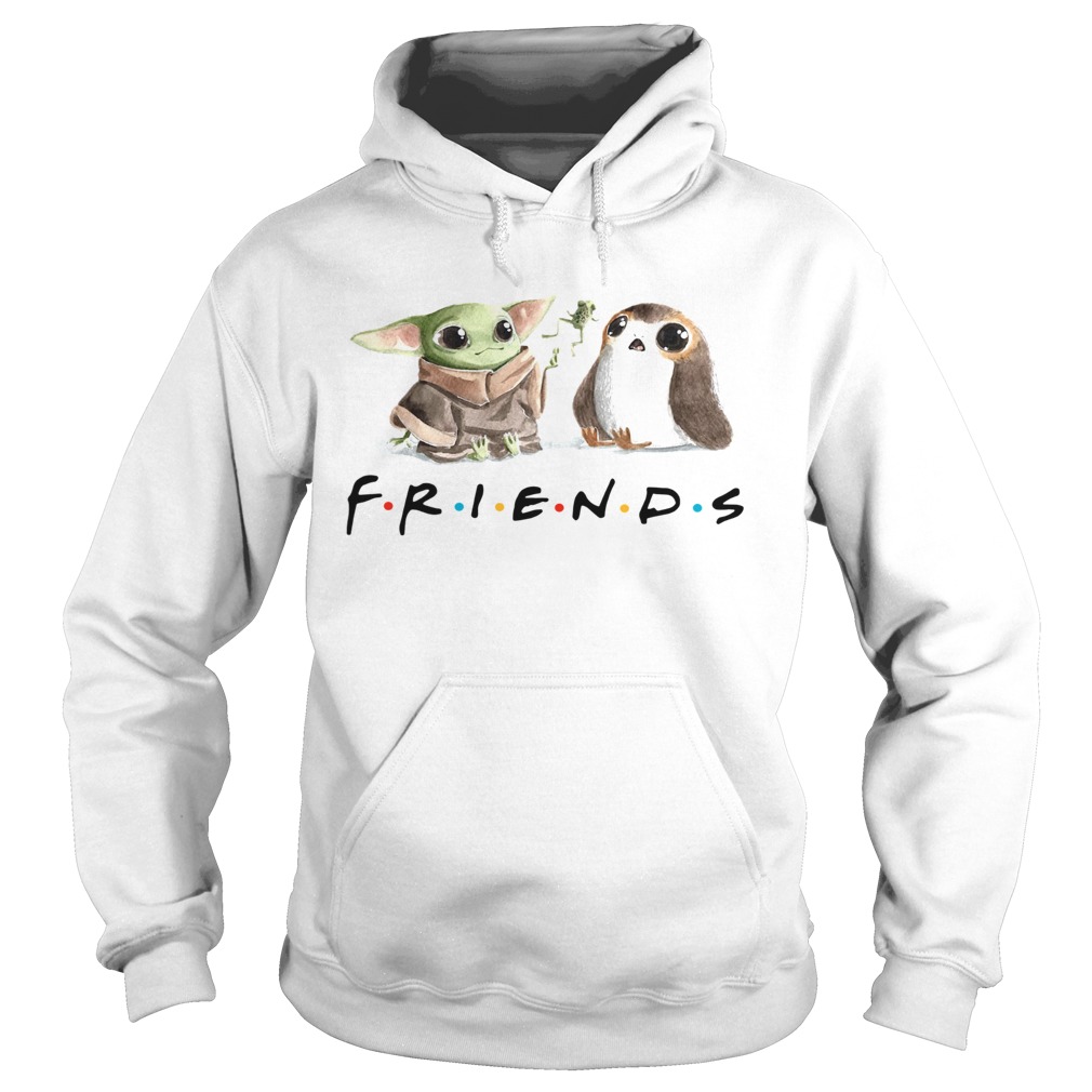 Baby Yoda Frog and Penguin Friends Shirt