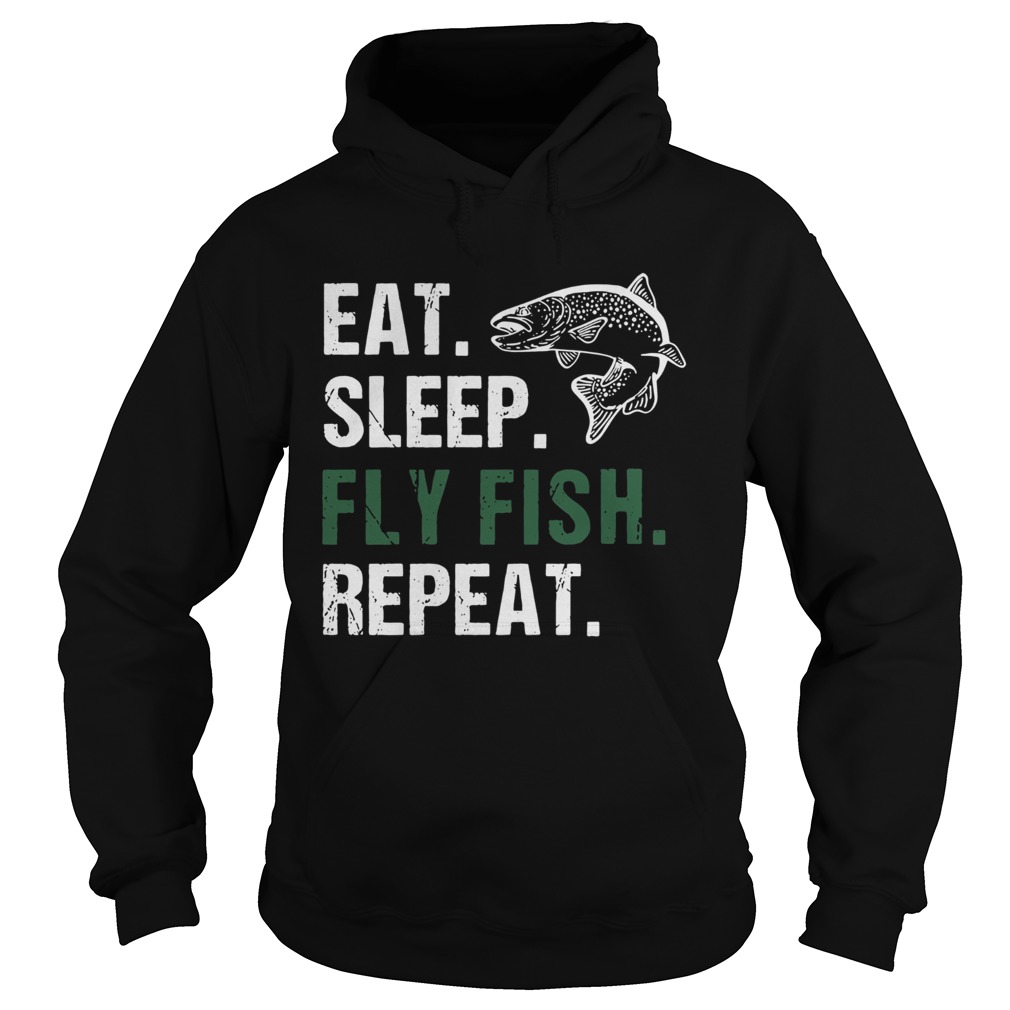 Eat Sleep Fly Fish Repeat Shirt