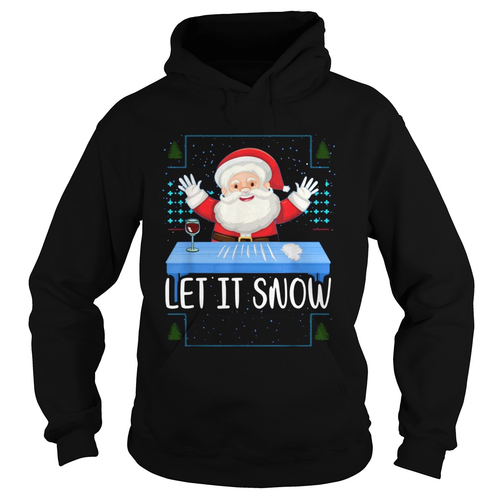 Let It Snow Santa Cocaine Shirt