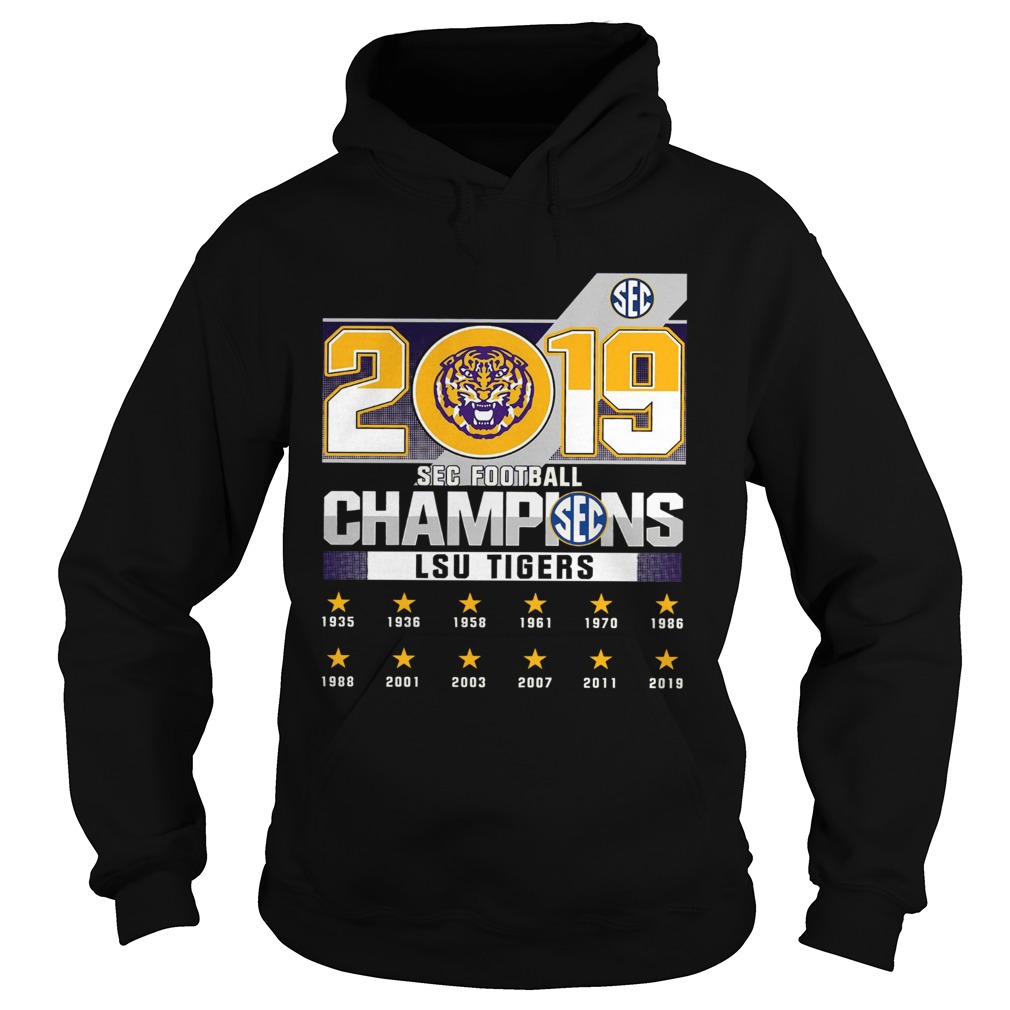 Lsu Tigers Sec football 2019 champions shirt