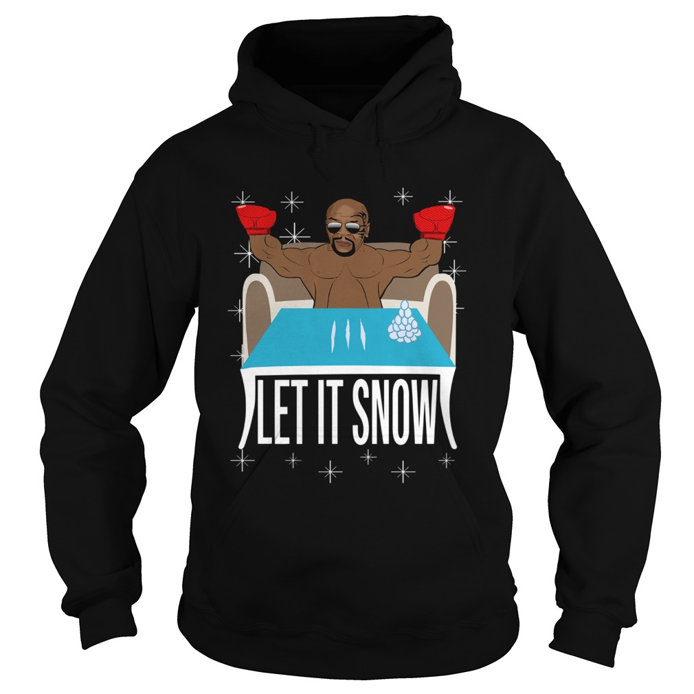 Mike Tyson Walmart Cocaine Santa Let It Snow Christmas Shirt