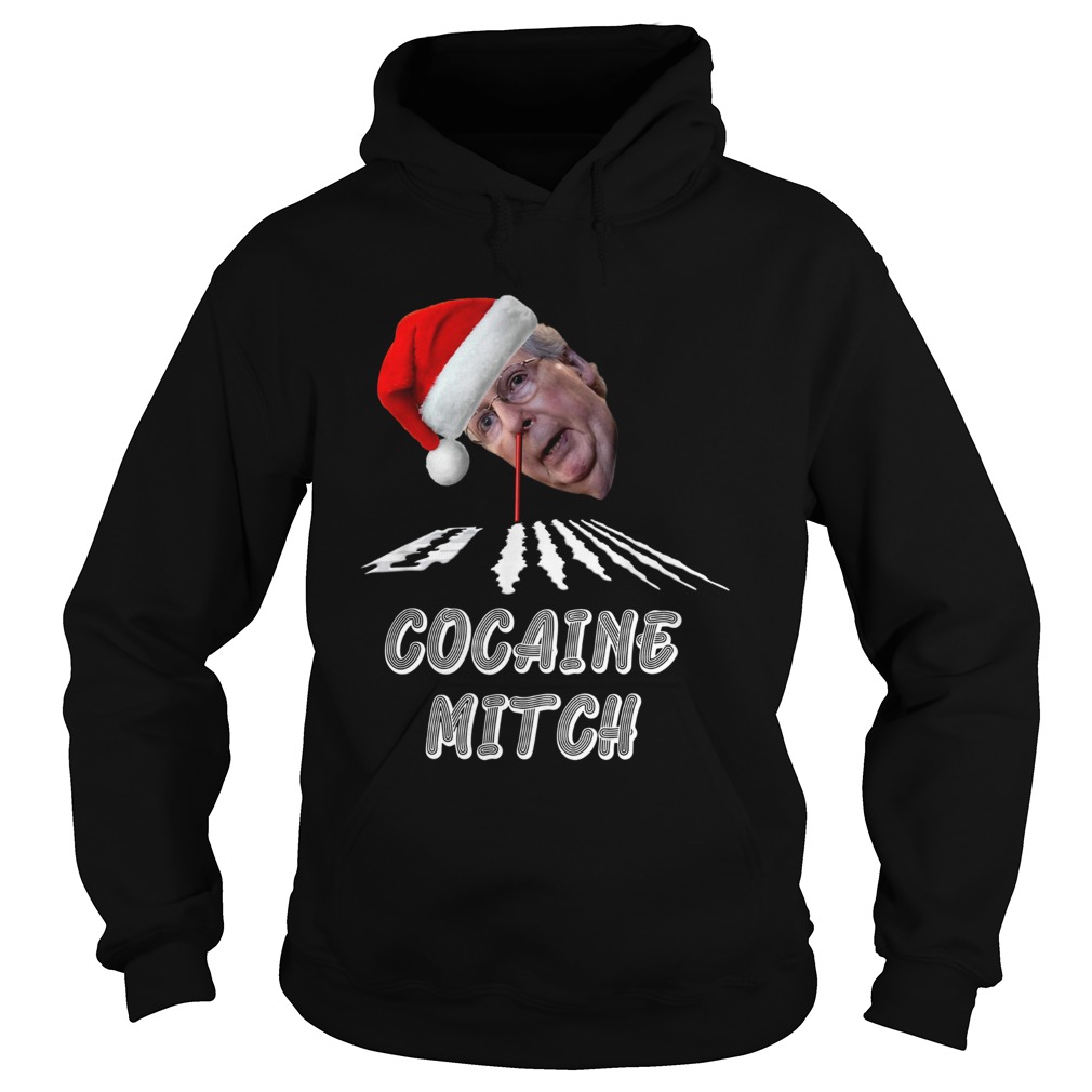 Santa Cocaine Mitch Christmas Shirt