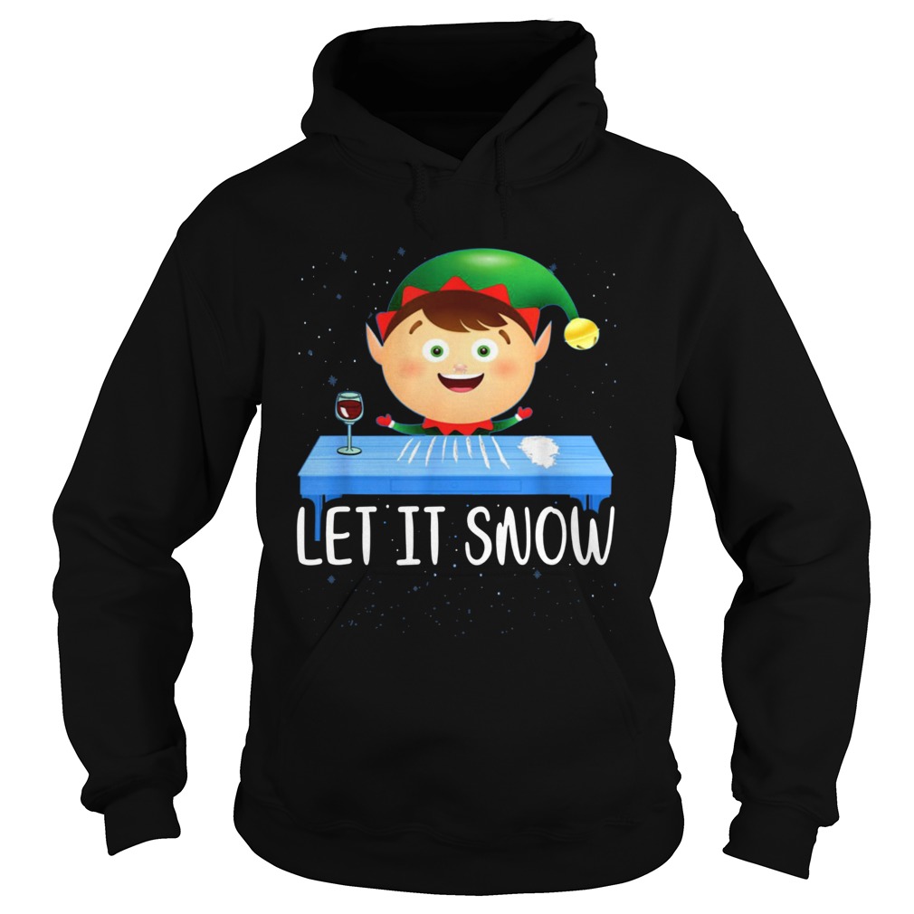 Walmart Cocaine Santa ELF Let It Snow Shirt