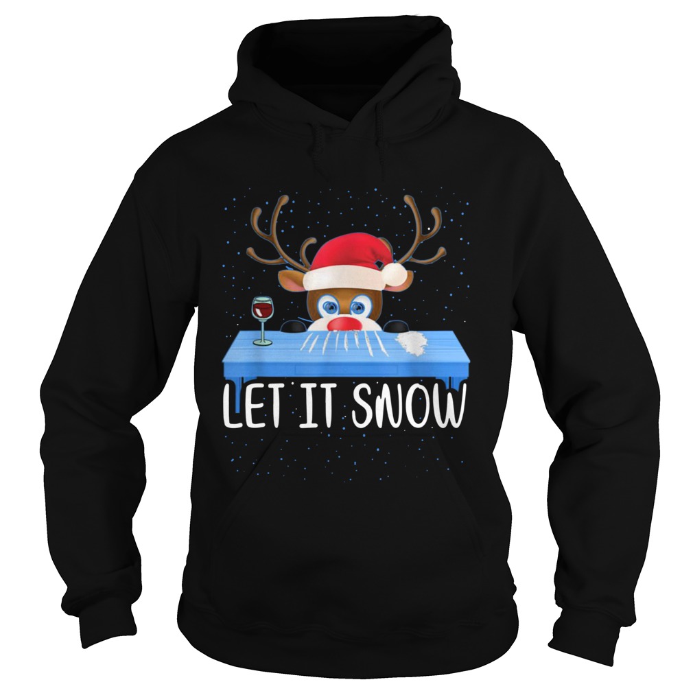 Walmart Cocaine Santa Reindeer Let It Snow Shirt