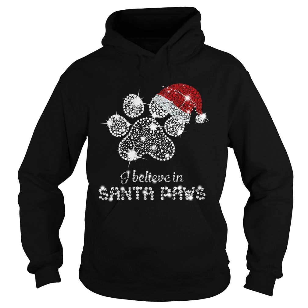 I Believe In Santa Paws Diamond Christmas Shirt