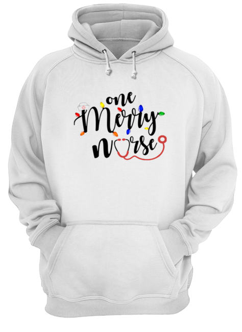 One Merry Nurse Christmas Lights shirt