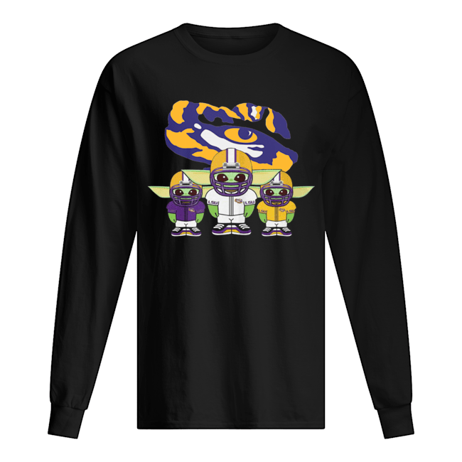 Baby Yoda LSU Tigers Shirt