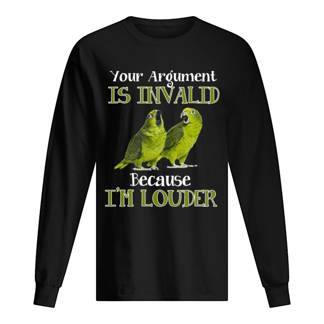 Your argument is invalid because I’m Louder shirt