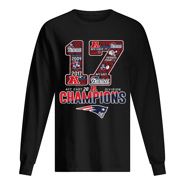 17 Division Champions New England Patriots Shirt