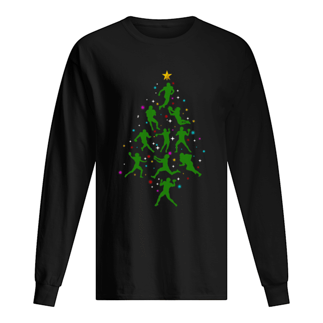 Xmas American Football Christmas Tree shirt