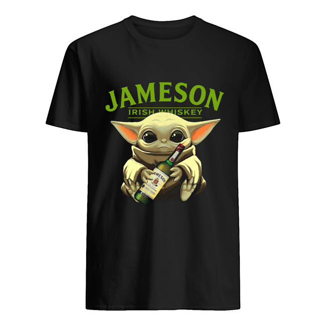 Baby Yoda Hug Jameson Irish Whiskey Shirt