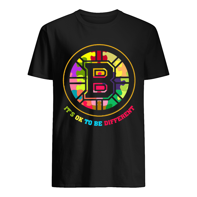 Autism Boston Bruins it’s Ok To Be Different Shirt